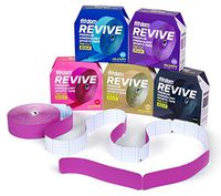 Fitdom Kinesiology Physiotherapy Sports Tape + Bonus Instruction Guide. FDA Approved. Therapeutic Taping for Knee, Shoulder, Elbow. (Powerful Purple Precut Bulk, Precut Bulk -140 Strips)