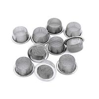 Crystal Pipe Screens,10pcs 1/2 inch Diameter Crystal Pipes Stainless Steel Filter