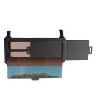 Sliding Car Visor Extender, See Through Pull-Down Tinted Screen and Helps Reduce Glare