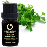 KOKO AROMA Organic Peppermint Essential Oil (10mL) (Organic Peppermint)