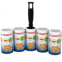 SuperiorMaker Lint Roller, Extra Sticky Pet Hair and Lint Remover for Clothes, 90 Sheets/Roller, 5 Count, 450 Sheets Total