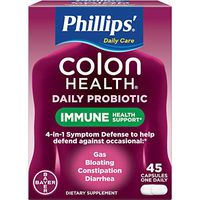 Phillips' Colon Health Probiotic Capsules - 45 ct, Pack of 4
