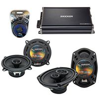 Compatible with Dodge Challenger 2008-2014 OEM Speaker Upgrade Harmony R69 R5 & CXA300.4 Amp (Renewed)