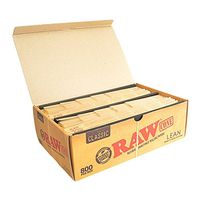 RAW Classic Natural Unrefined Pre-Rolled 800 Cone Box - Lean Size 100mm (4.3 in)