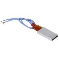 AC DC 12V Thermostatic Aluminum Shell Ceramic Heating PTC Heating Plate Sheet Constant Temperature Heater for Hair Curler Devices Water Boiler Yogurt Maker Chocolate Extrusion Coffee Maker(110℃ 3-10W)