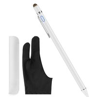 Stylus Pen for Touch Screen, XIRON Rechargeable 1.5mm Fine Tip Point Active Stylus Pen Smart Digital Pencil with Glove for Drawing, Writing in iPad iPhone and other Tablet