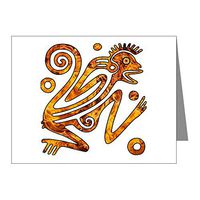 Note Card Chinese New Year Aztec Style Fire Monkey 2016