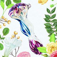 4.5 inch Magic Colorful Unique Desing Portable Unbreakable Spiral Stripes-Pipe(Color Stripe)