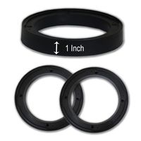 Universal 1 Inch Plastic Depth Ring Adapter Spacer for 5.25 inches - 6 inches  Car Speakers