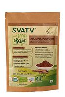 SVATV Organic Arjuna Bark Powder (Terminalia Arjuna) 1/2 LB, 08 oz, 227g USDA Certified Organic- Zip Lock Pouch Traditional rejuvenative and Tonic for The Heart*