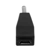 Yuly Micro USB Female to DC 3.5x1.35mm Male Plug Jack Converter Adapter Charge for USB HUB LED Light Fan