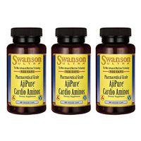 Swanson Ajipure Cardio Amino Acid Pharmaceutical Grade 60 Veg Capsules (3 Pack)