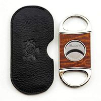 Brizard & Co Double Guillotine Series II Exotic Wood Inlaid Cigar Cutter (Sapele Pomele)