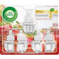 Air Wick, Plug in Scented Oil 5 Refills, Apple Cinnamon Medley, 3.38 oz