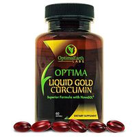 OptimaEarth Liquid Gold Turmeric Curcumin Supplement w/NovaSOL - Superior Bioavailability and Potency in an Easy to Swallow SoftGel - Rapid Lasting Relief from Joint Pain and Inflammation