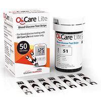 Oh’Care Lite Blood Glucose Test Strips (50pcs) - Diabetic Test Strips Calibrated for Oh’Care Lite Blood Sugar Testing Monitor/Glucometer – FDA Approved, Affordable Diabetic Supplies by ijCare (1)