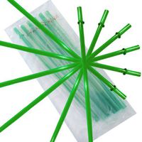 CALIFORNIA STRAWS Green Replacement Acrylic Straw Set of 6, Fits 16oz, 20oz, 24oz Tumblers