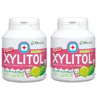 OralCare Xylitol Gum Jar Type 90 pieces (153g), 2 Jars Muscat