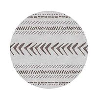 Modern Minimalist Round Carpet Polyester Carpet Geometric Vintage 60s Home Decor Mat Polyester Rug