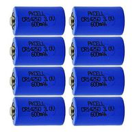1/2AA Size Lithium Battery 3V Model CR 14250 Count:Pcs (8)