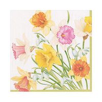 Caspari Daffodil Waltz Paper Luncheon Napkins - 80 Count