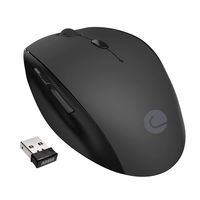 Criacr Wireless Mouse, Portable Optical Office Mouse with USB Receiver, 3-level Adjustable DPI, 200-hour Battery Life, Ergonomic Grip, 6 Buttons for PC, Desktop, Laptop, Computer, Mac