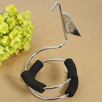 DCDEAL Wall Mount Spiral Hair Dryer Holder Stand Iron Toilet Bathroom Organizer Rack