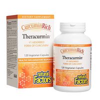 CurcuminRich Theracurmin by Natural Factors, Turmeric, 120 capsules (120 servings)