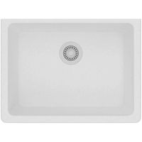 Elkay Quartz Classic ELGU2522WH0 Single Bowl Undermount Sink, White
