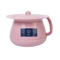 Goquik Urinal Basin/Plastic Thickening Indoor Basin Potty Child Household Potty Toilet Men and Women with Cover Small Adult Urine Bucket Emergency Room Pot Deodorant (Color : Pink)