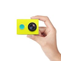 YI Action Camera 1080P Lime Green White Black 16MP Full HD 155 degree Ultra-wide Angle Sports Mini Camera (Green/China/Camera Only)