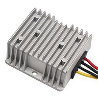 DROK Buck Power Converter, Waterproof DC-DC 30-60V 36V/48V to 12V Non-Isolated Synchronous Buck Power Converter Regulator Volt Power Supply Module for Automotive Electric Fan