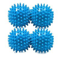 KAIXIANG 4 pcs Reusable Dryer Balls to Replace Liquid Fabric Softener and Dryer Sheet Reduce Drying Time, Alternative Wash Ball for 1000 Washing with Eco-Friendly Hypoallergenic Anti-Static