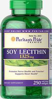 Puritan's Pride Soy Lecithin 1325 mg-250 Rapid Release Softgels