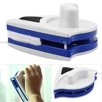 SoarUp Magnetic Window Cleaner, Plastic Home Double Side Magnetic Window Cleaner Glass Surface Cleaning Brush Wiper Tools Cleaning Tool for Single Glazed Windows with 3-8mm.