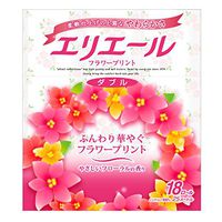 Elleair toilet Tissue Flower Print 18 roll double