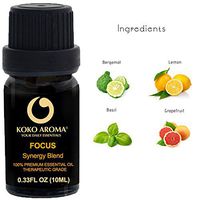 KOKO AROMA Aromatherapy Focus Essential Oil Blends (BL-Focus)