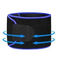 Waist Trimmer for Women & Men, Neoprene Sauna Slim Belt for Weight Loss (Yellow, M)