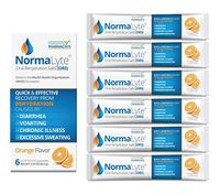 NormaLyte Oral Rehydration Salts, Orange, 6 Pk (Yields 500mL per Pack)