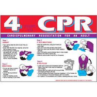 WC-FAD - Emergency First Aid Wallchart - Safety Posters - Each