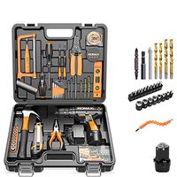 Cigar Accessories Household Electric Drill Electric Hand Tool Set Hardware Electrician Special Maintenance Multi-Function Toolbox Woodworking (Size : 5)