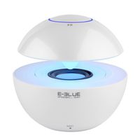 E-3LUE LED Lights Bluetooth Speakers with Handsfree Speakerphone,Built-in Mic and 3.5mm Line-in Portable Mini Wireless Speaker for Smartphones, Tablets, Computers, Laptops, Cell Phones (White)