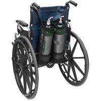 GHzzY Double Oxygen Cylinder Bag - Wheelchair Oxygen Tank Bag for D and E Cylinders Bottle - Oxygen Backpack Holder for Wheelchair & Walker