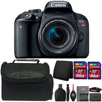 Canon EOS Rebel T7i DSLR Camera with 18-55mm Lens and Accessory Bundle