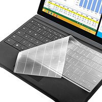 XSKN Ultra Thin Keyboard Skin for Microsoft Surface 3 Type Cover, Clear TPU Laptop Keyboard Skin Protective Film for Keyboard of Surface 3, US Layout