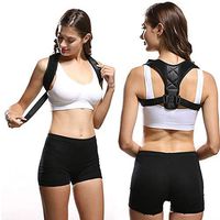 Posture Corrector for Men and Women,Adjustable Upper Back Brace for Clavicle Support,Providing Pain Relief from Neck,Back and Shoulder(Universal),Black