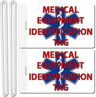 2x Medical Equipment Identification Luggage Tags TSA Carry-On CPAP BiPAP Sleep APNEA POC