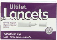 Ultilet Classic Lancets 28 Gauge Box of 100