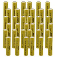 36-PACK Exell AAA 1.2V 300mAh NiCD Flat Top Rechargeable Battery for meters, radios, hybrid automobiles, high power static applications (Telecoms, UPS and Smart grid), radio controlled devices