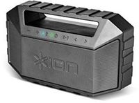 ION Audio Plunge | Waterproof Stereo Boombox with Bluetooth, Built-in Microphone & Rechargeable Battery (20W)